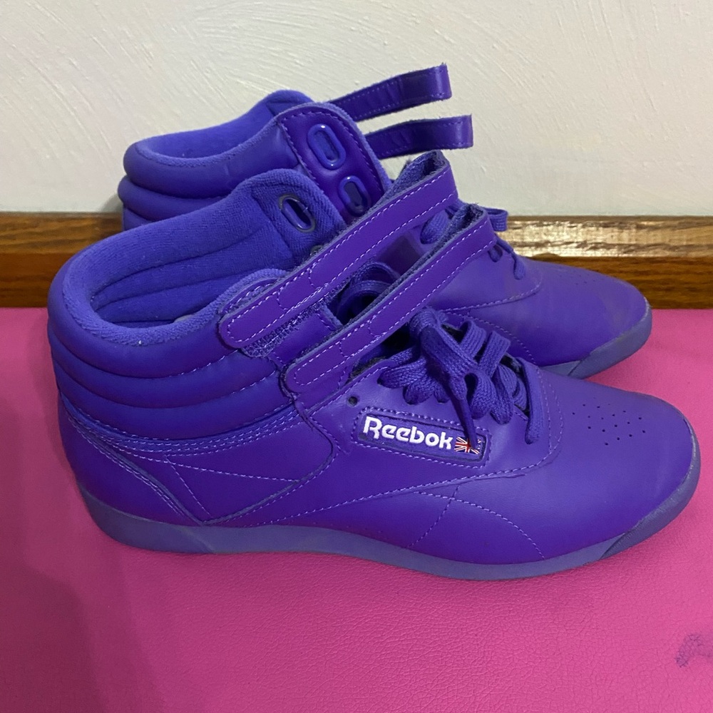 Reebok Vibrant Purple High-Tops
